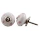 Light Pink Star Ceramic Knob